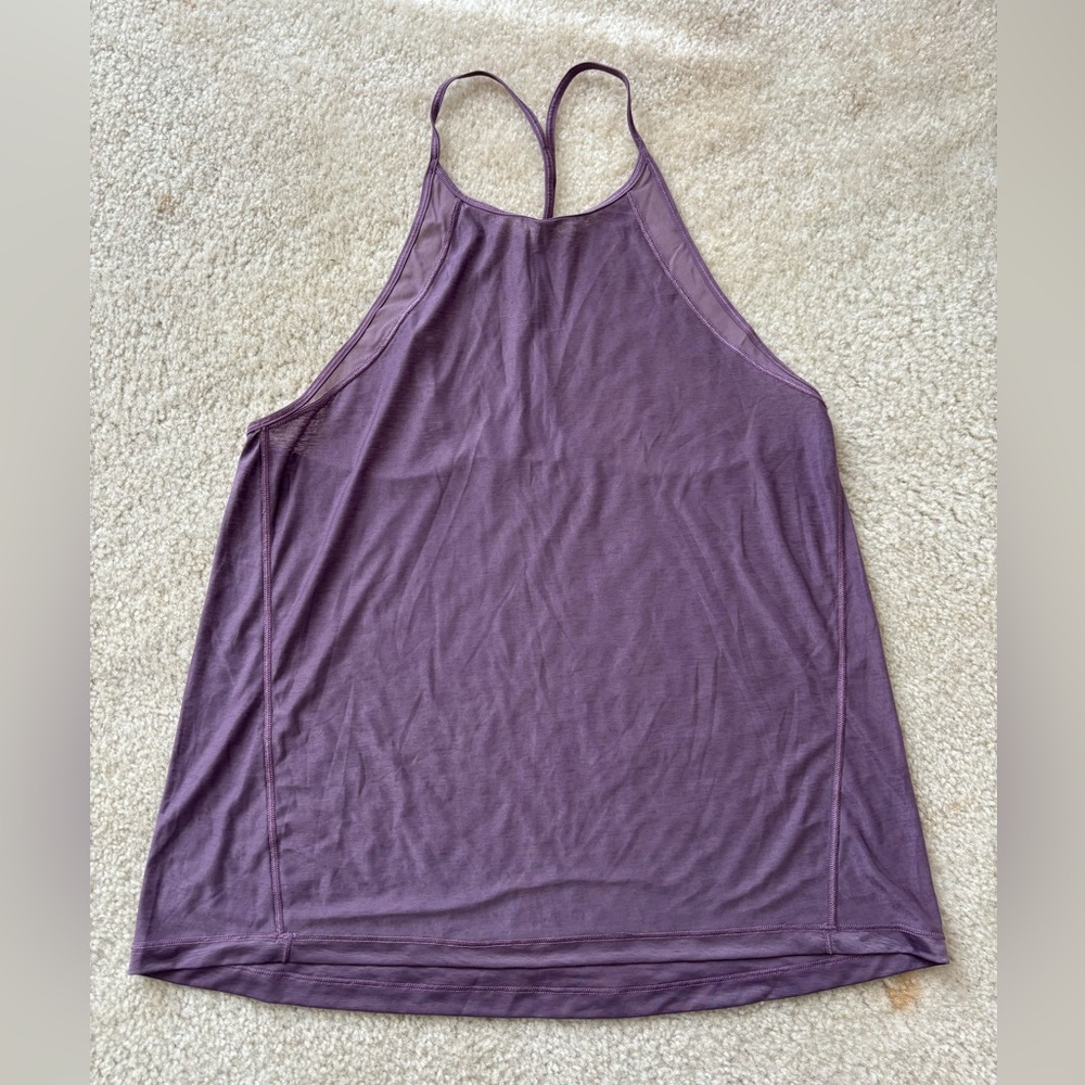 Lululemon Shirt Womens Purple Tank Top Strappy Pull over Active Workout